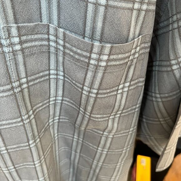 JAMACIA‎ Jaxx Mens Blue Plaid Print Short Sleeve Shirt Size XL - Picture 8 of 8